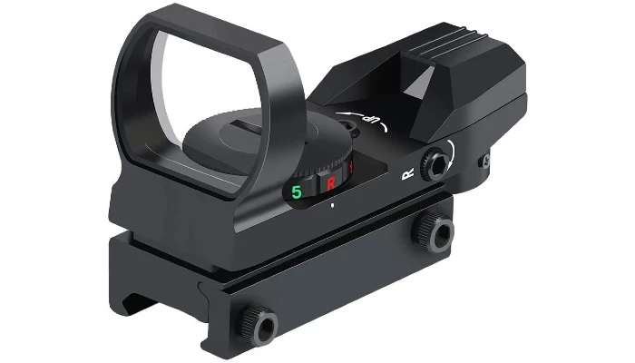 Feyachi Adjustable Reticle Red & Green Reflex Sight