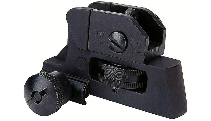 Green Blob Outdoors Rear Front Iron Sight