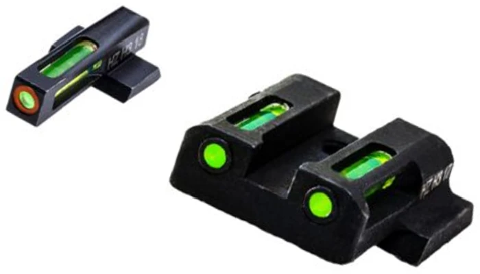 HiViz LiteWave H3 Tritium Litepipe Pistol Night Sight Set