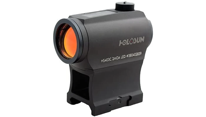Holosun - HS403C Black Solar Power Micro Red Dot Sight