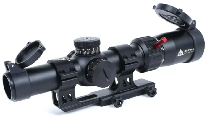 AT3 Tactical Red Tail LPVO 1-4x24 Rifle Scope