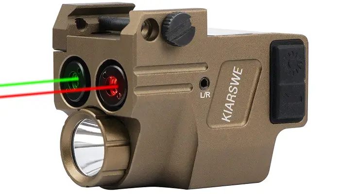 Kiarswe 500 Lumens Red Green Laser Light Combo