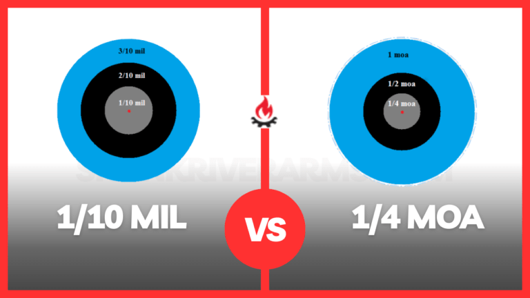 1/10 Mil Vs 1/4 MOA [Explained In Different Aspects]