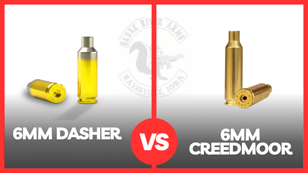6mm Dasher vs 6mm Creedmoor